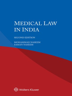 cover image of Medical Law in India